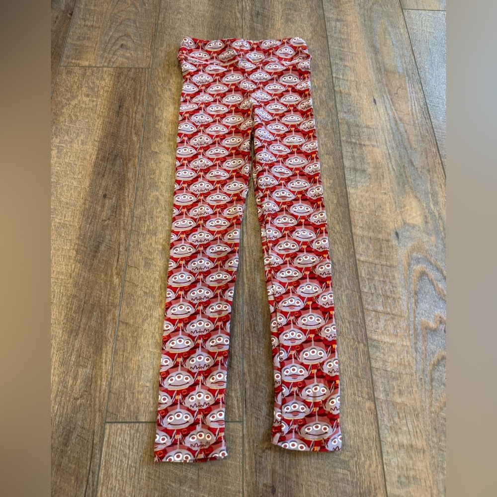 New LuLaRoe Youth Leggings Toy Story Aliens Disney Pixar Size Large/XL